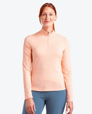 SIZE M - NIVO UV Nadia 'LivCool' Long Sleeve Polo 106 Coral Reef