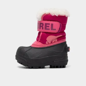 Sorel Little Kids' Snow Commander Boot Tropic Pink / Deep Blush
