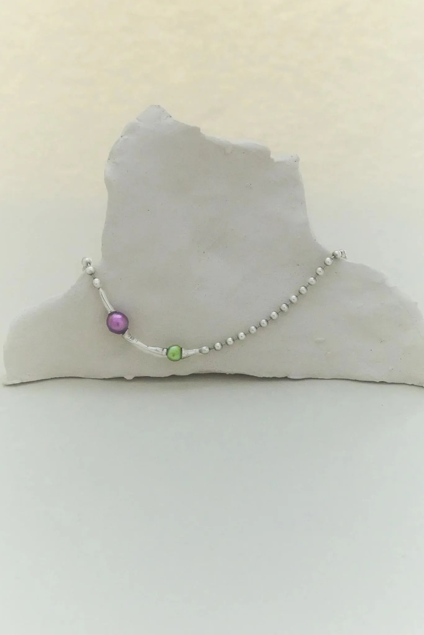 Sterling Alga Necklace