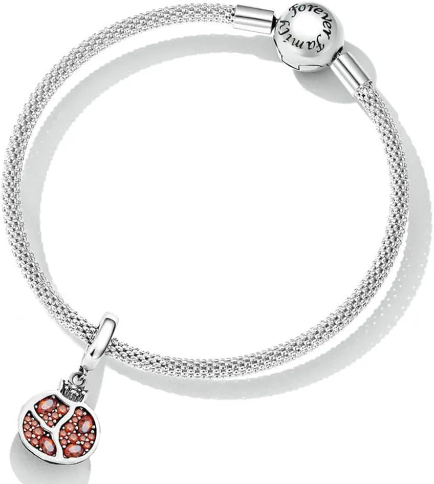Strawberry Charm 925 Sterling Silver Carrot Charm Durian Charm Banana Charm Lemon Charm Fruit Charm for Pandora Charm Bracelet