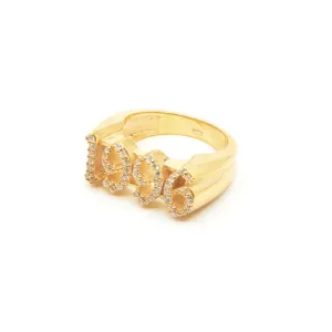 The Old English Iced Year Ring
