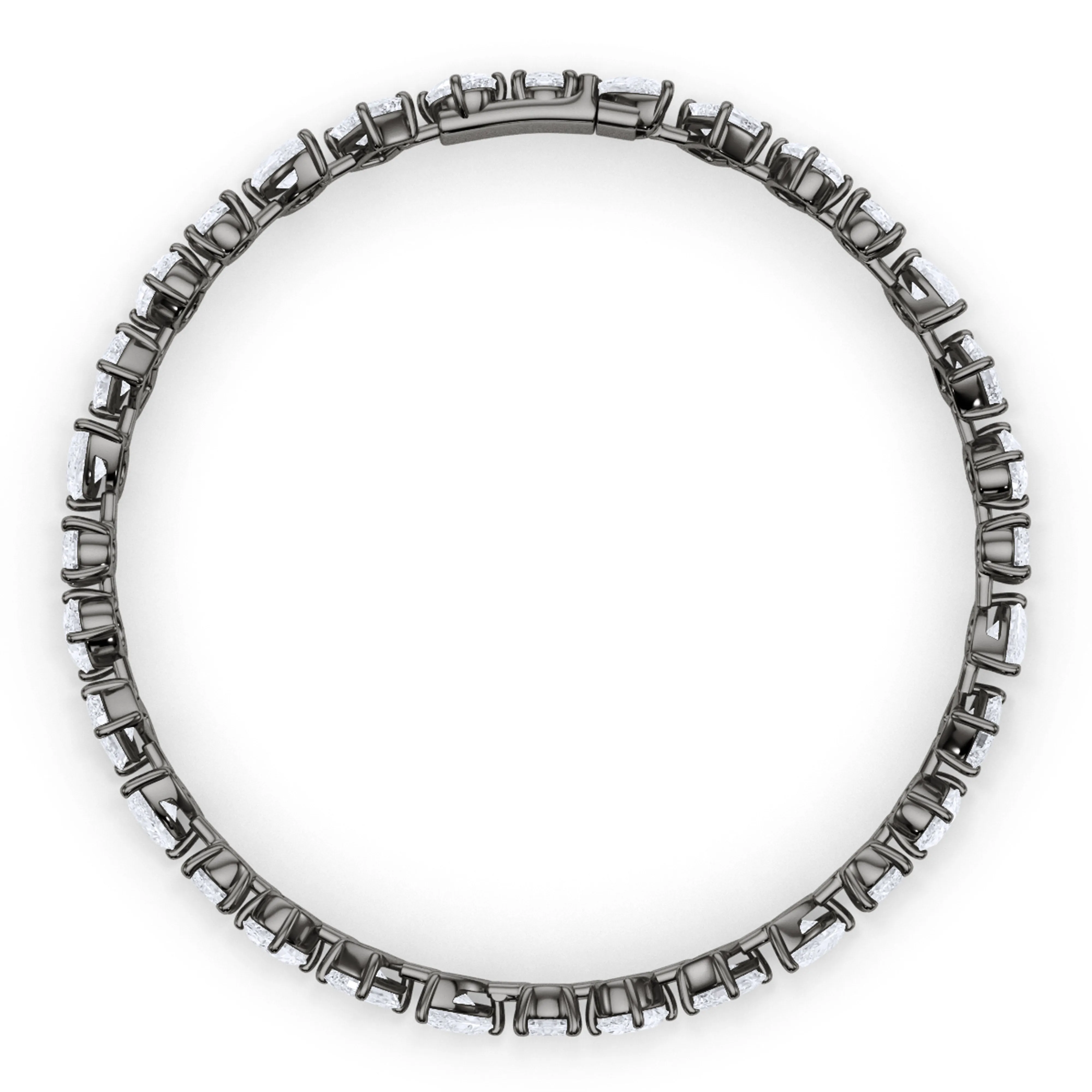Tilted Mixed Diamond Bracelet