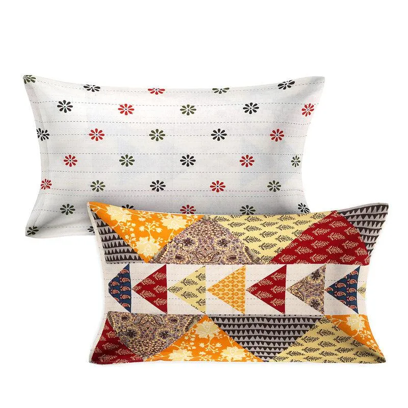 Vidra Geometric Bedsheet