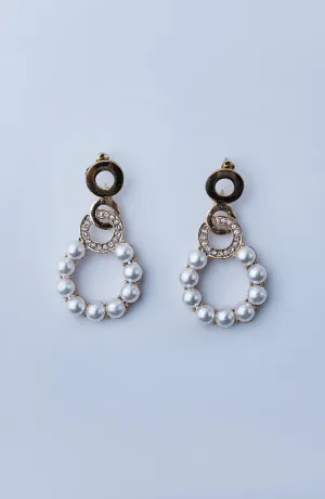 WOMEN EARRINGS - WHITE (WAJE23W-1055)