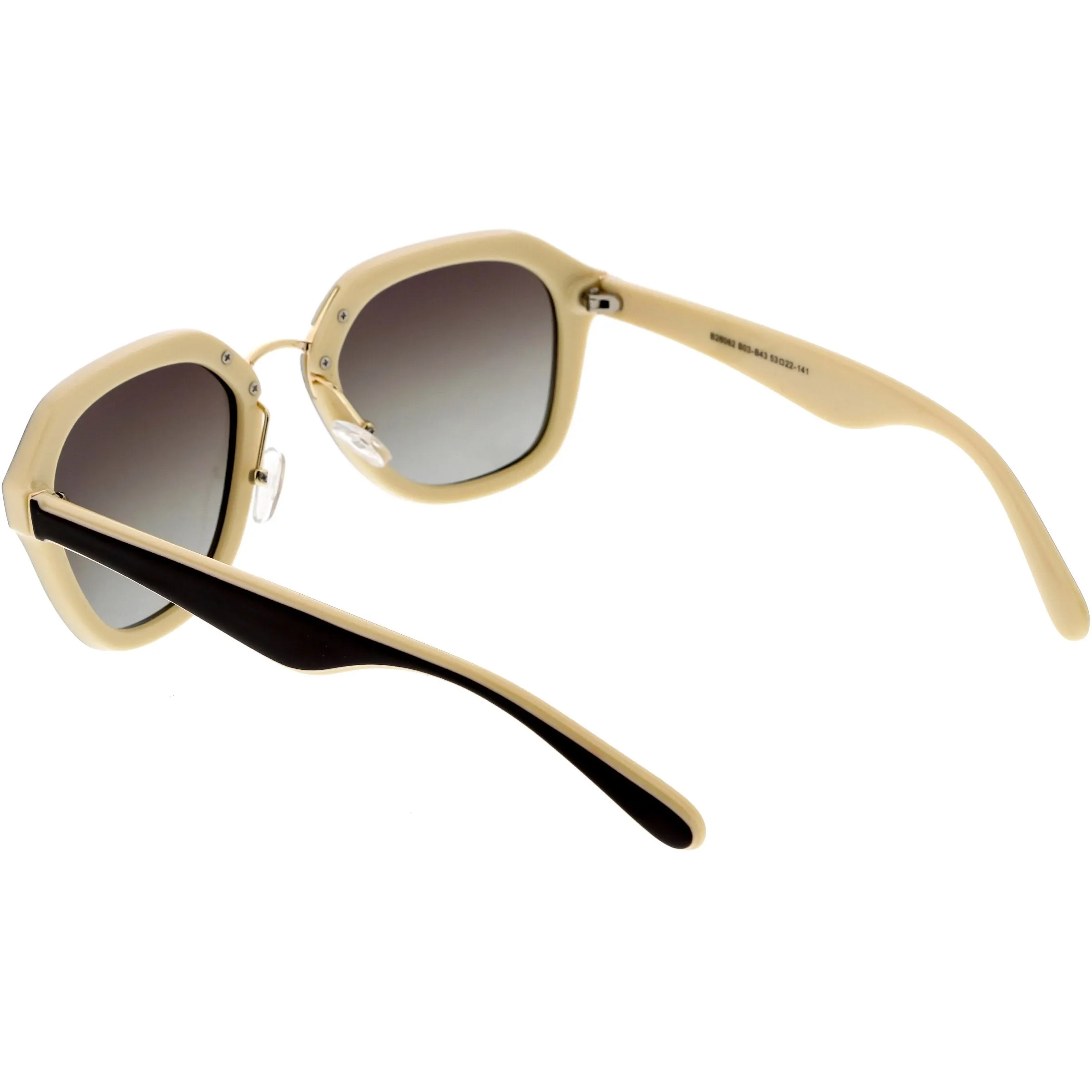 Women's Oversize Designer Geometric Polarized Lens Sunglasses C895