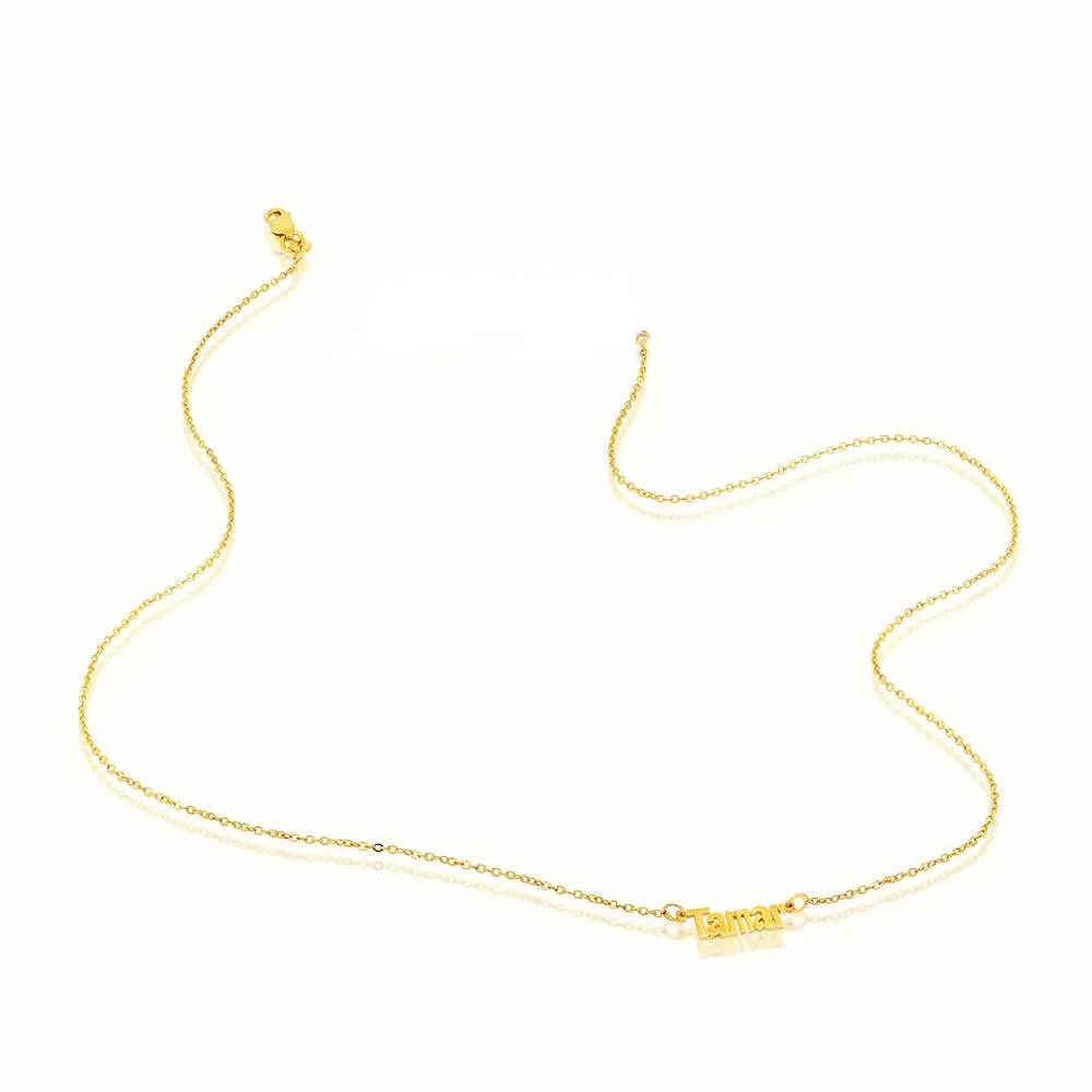 Women's Vermeil Custom Name Necklace